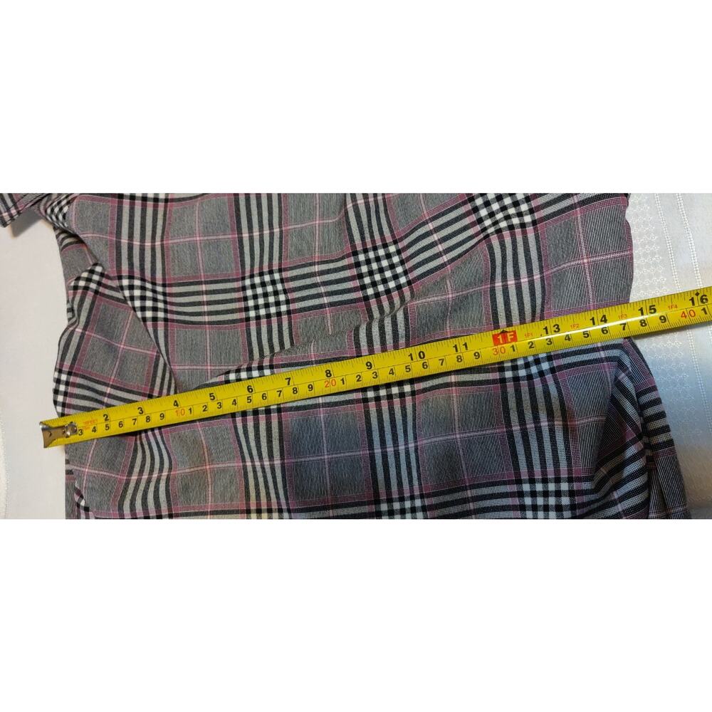 Maeve Anthropologie Plaid Dress 6P One Shoulder Prep School Girl Midi Preppy NWT - Picture 15 of 16